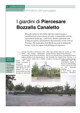 I Giardini Di Piercesare Bozzalla Canaletto