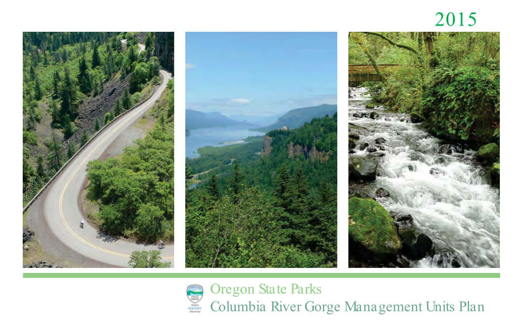 Oregon State Parks Columbia River Gorge Management Units Plan