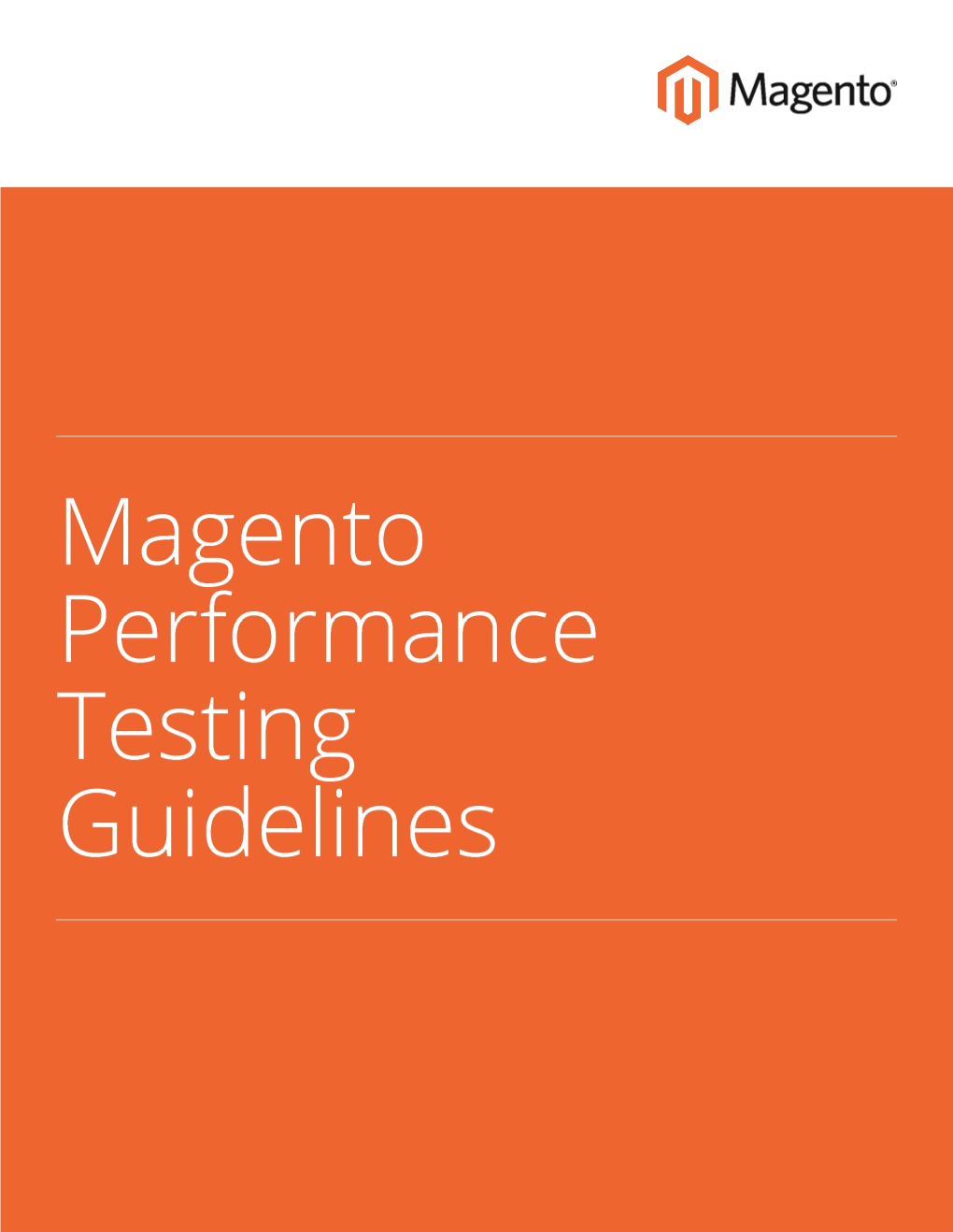 Magento Performance Testing Guidelines Ii