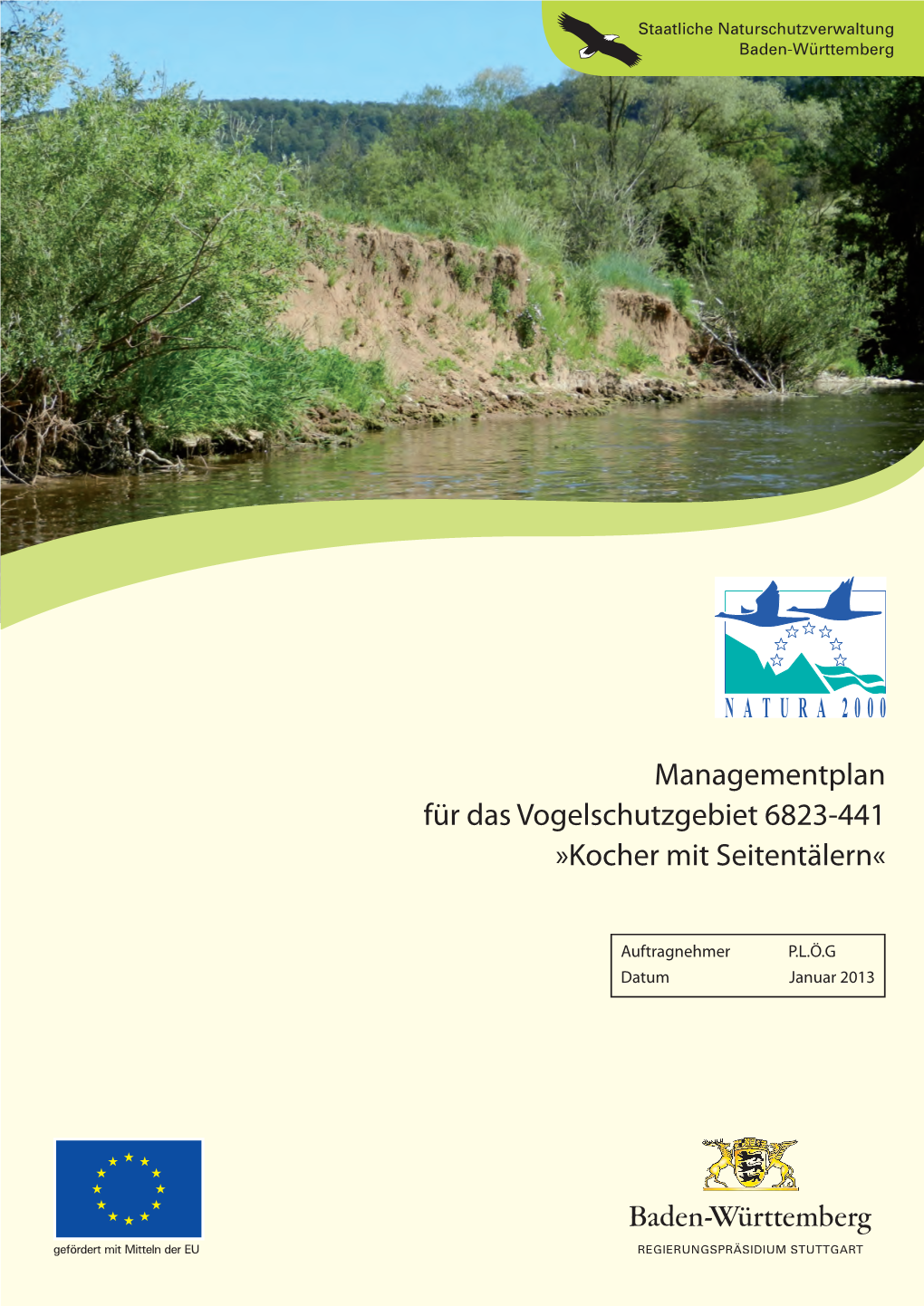 Managementplan Für Das Vogelschutzgebiet 6823-441 »Kocher Mit Seitentälern«