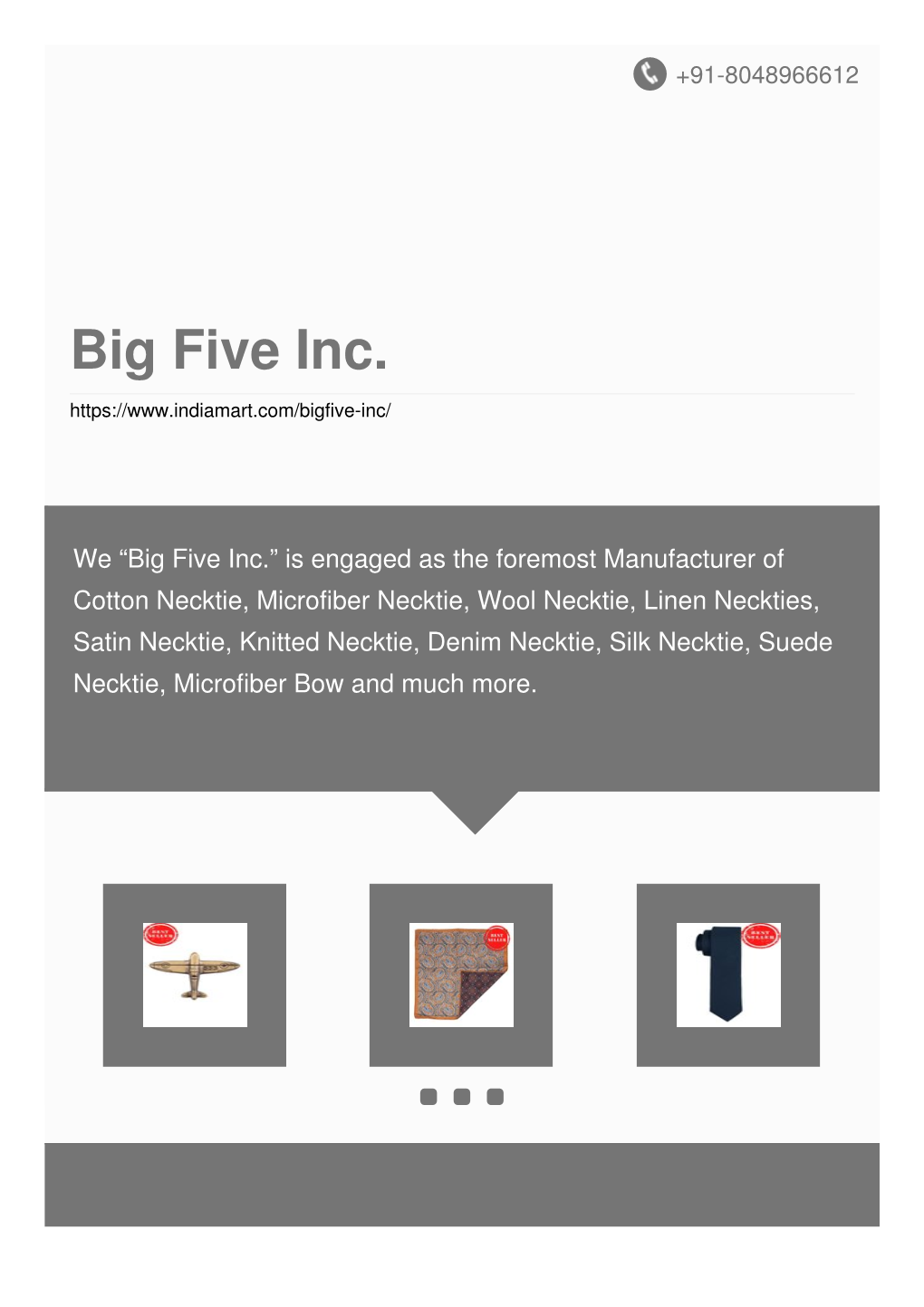 Big Five Inc