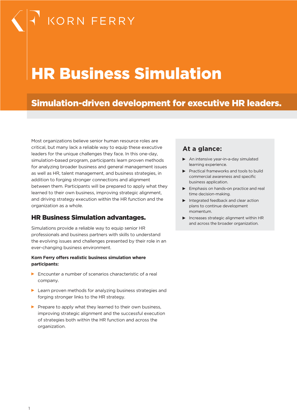 HR Business Simulation