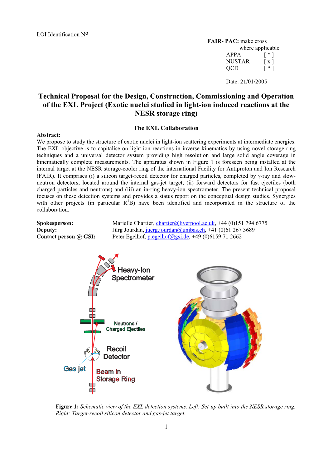 Technical Proposal for the Design, Construction, Commissioning and Operation of the EXL Project (Exotic Nuclei Studied in Light