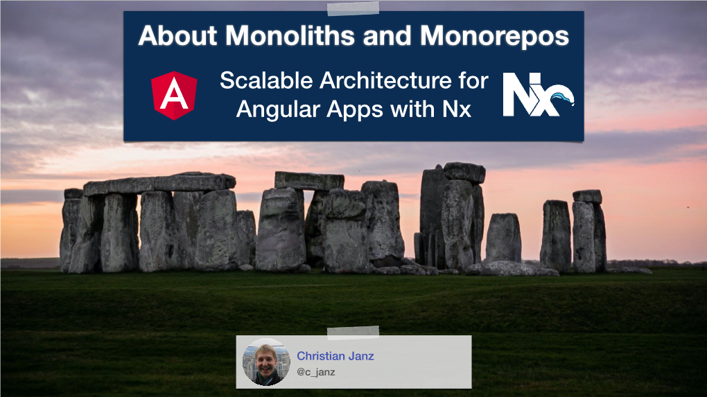 Scalable Angular Architecture with Nx