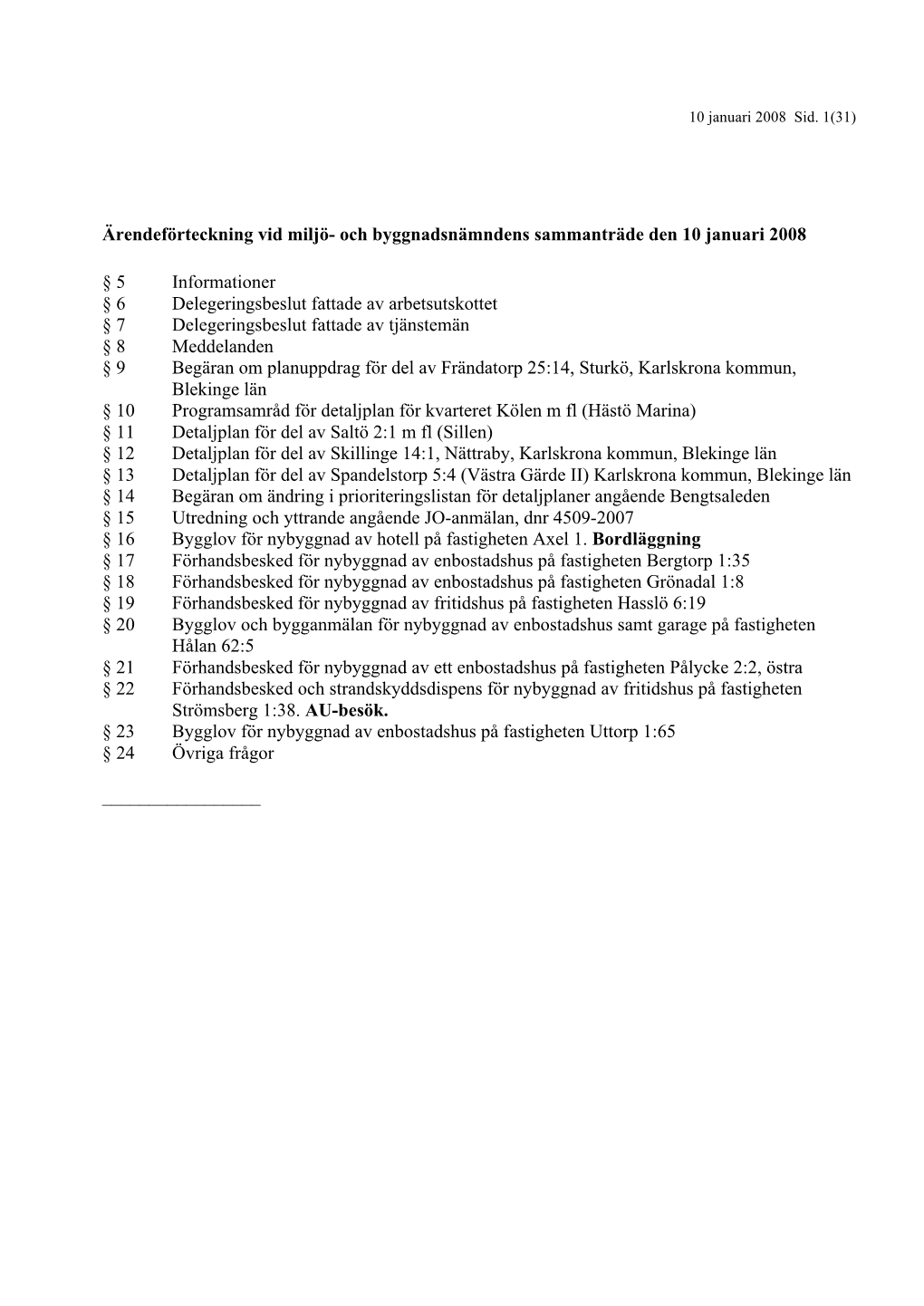 Protokoll Mbn 2008 01 10