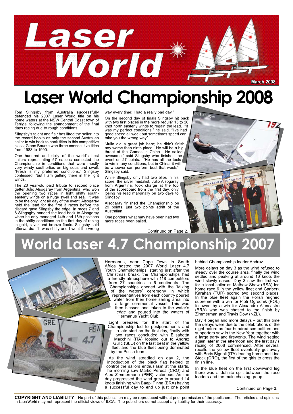 Laser World Championship 2008