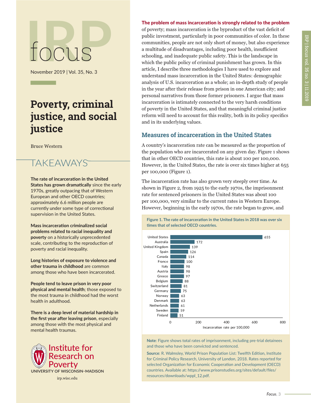 Poverty, Criminal Justice, and Social Justice