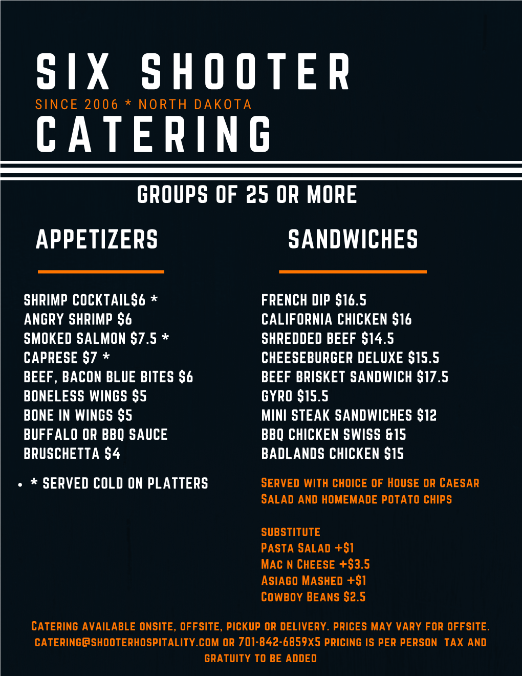 Six Shooter Catering