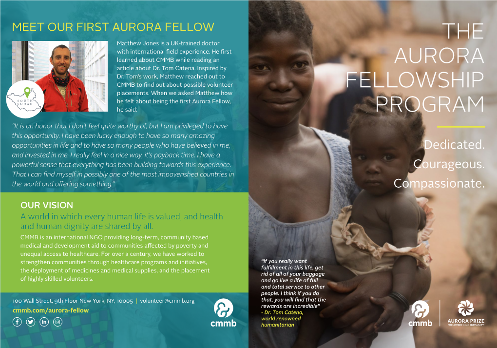 The Aurora Fellowship Program