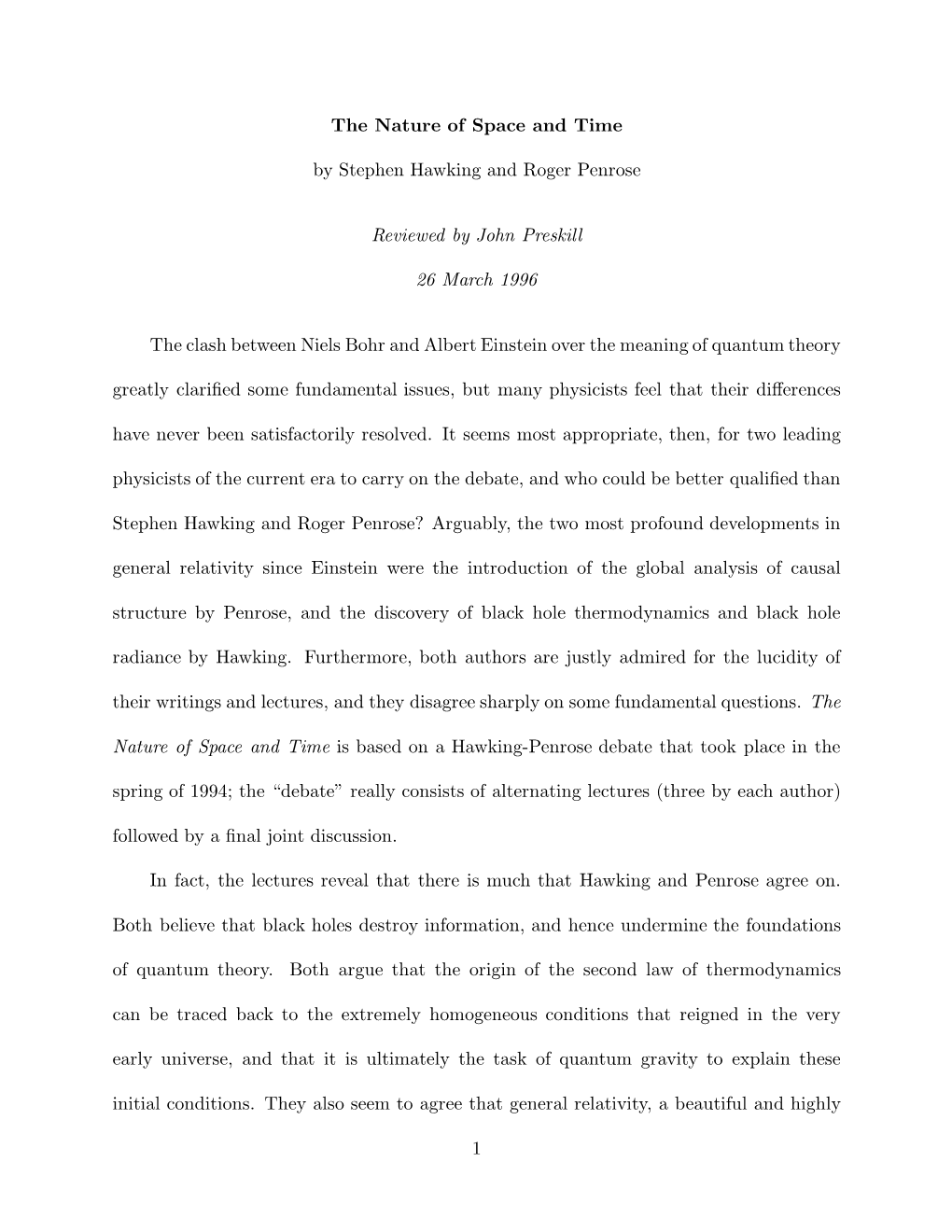 Preskill-1996-Hawking.Pdf