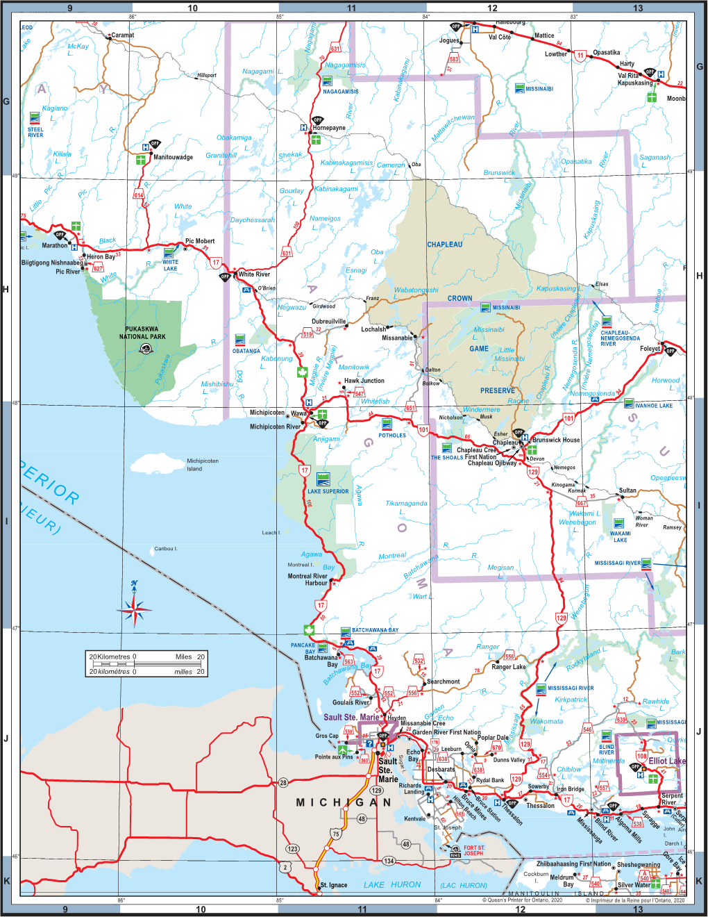 Official Road Map of Ontario