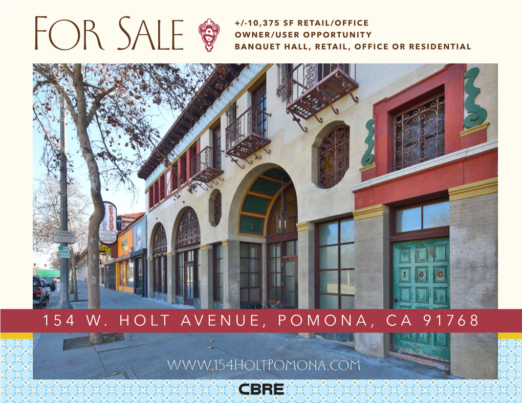 154 W. Holt Avenue, Pomona, Ca 91768