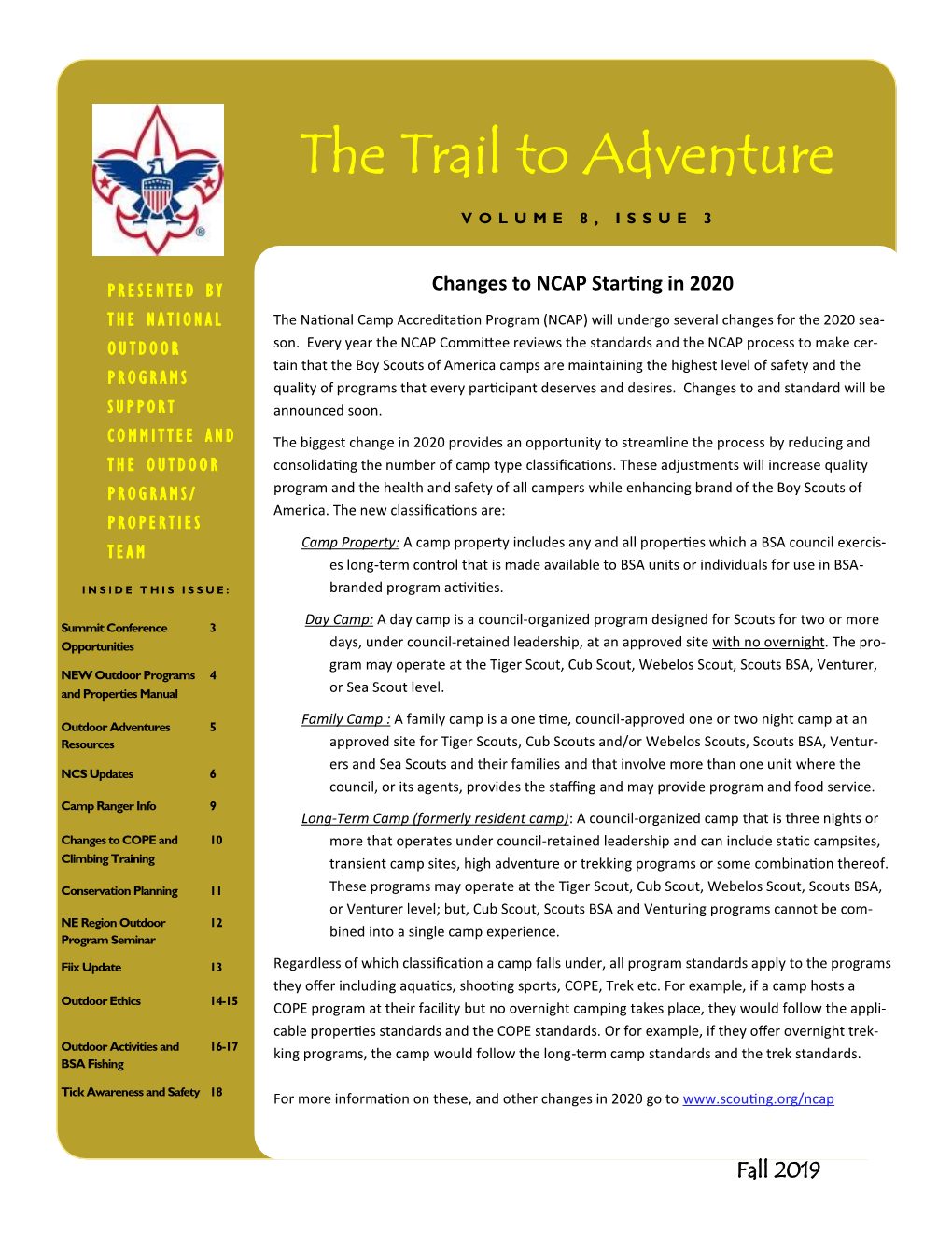 The Trail to Adventure
