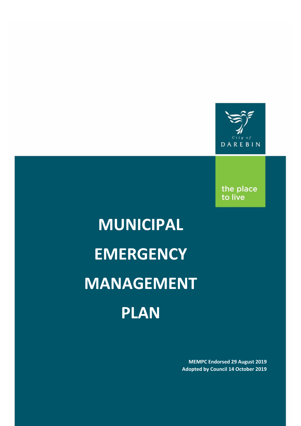 Municipal Emergency Management Plan