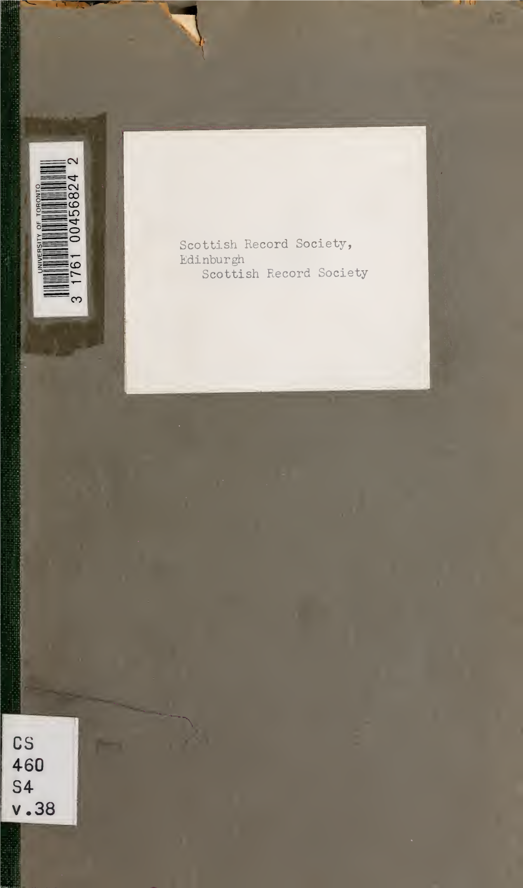 Parish Lists of Wigtownshire and Minnigaff, 1684