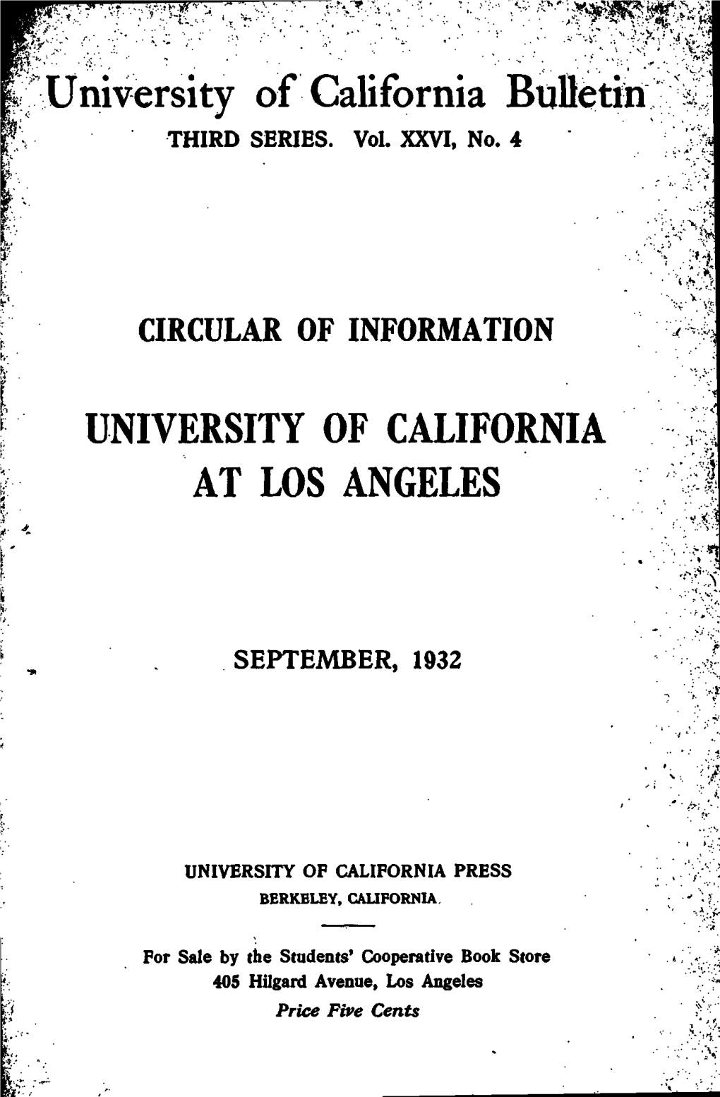 1932–33 General Catalog