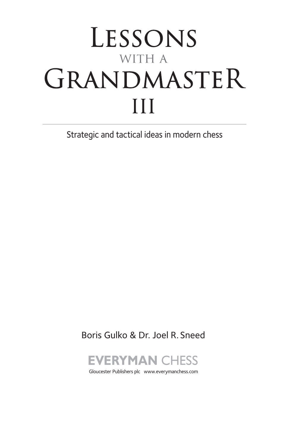Lessons Grandmaster