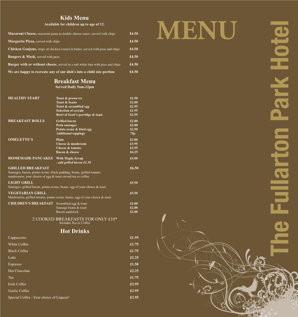 New 4Pp Menu 2015 Layout 1 13/01/2016 11:46 Page 2