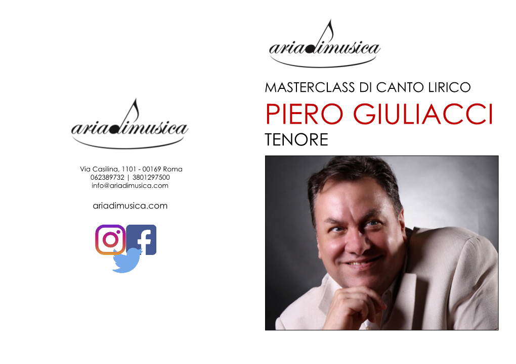 Masterclass Di Canto Lirico