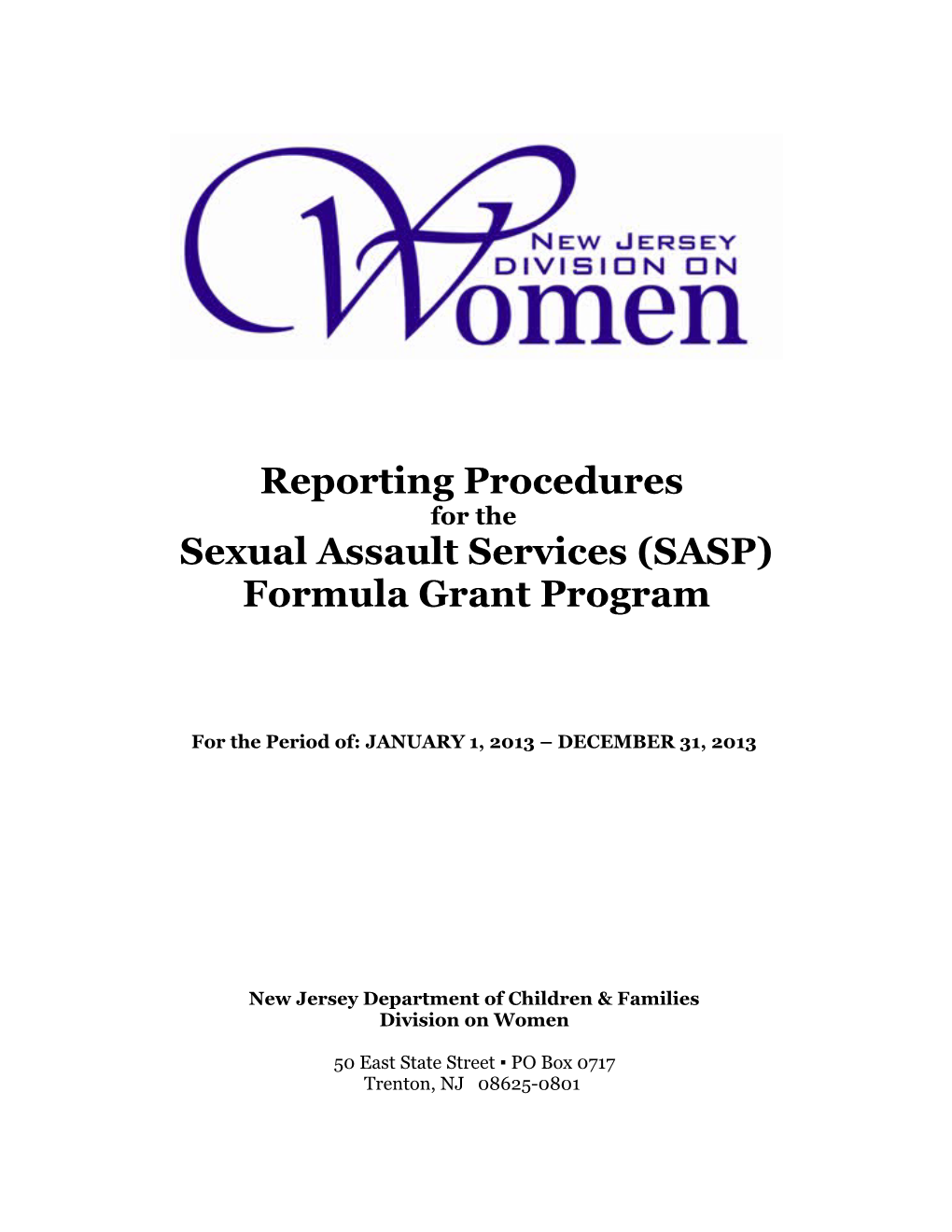 SASP Programmatic Report Instructions