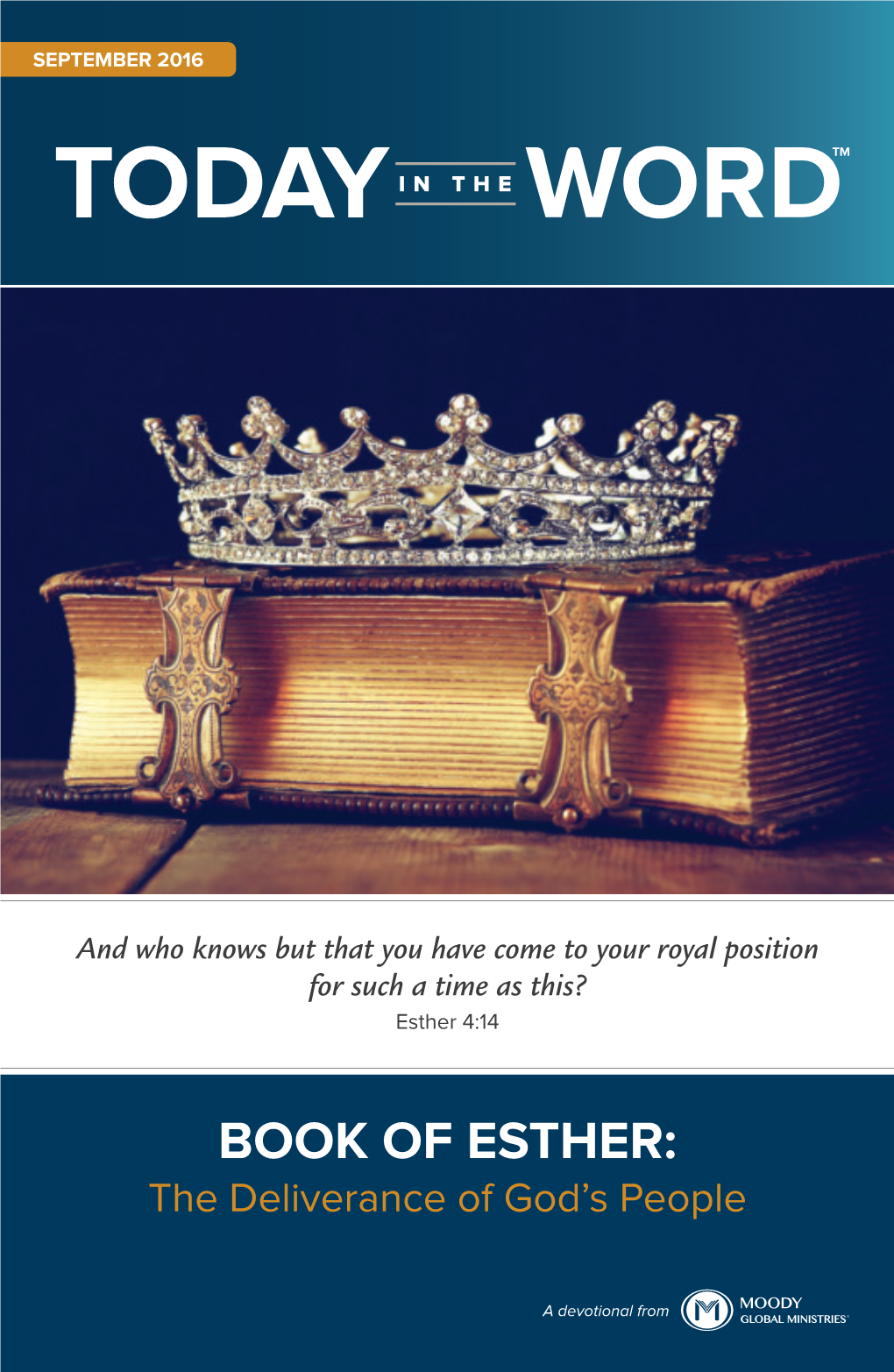 BOOK of ESTHER: the Deliverance of God’S People