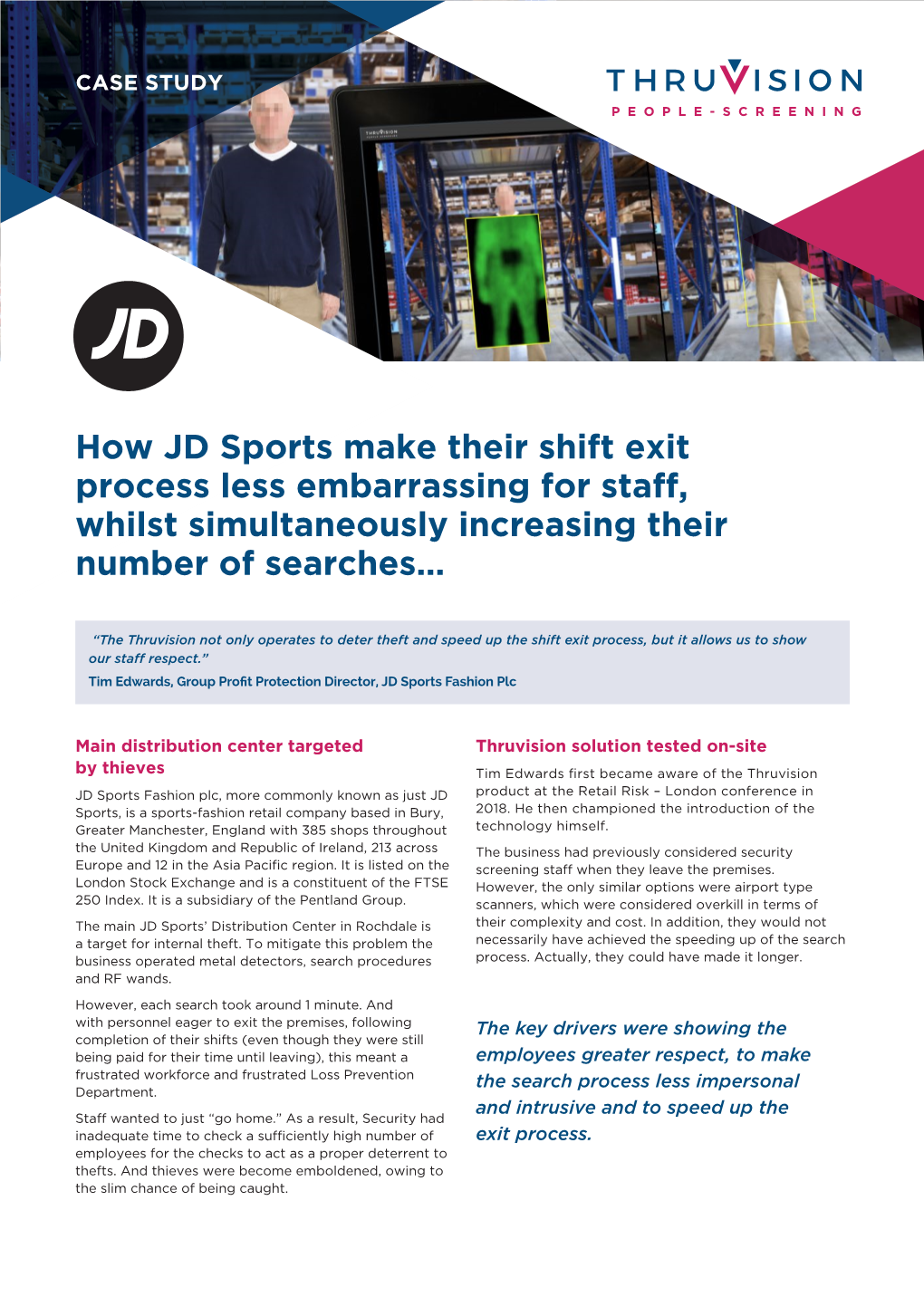 How JD Sports Make Their Shift Exit Process Less Embarrassing for Staff, Whilst Simultaneously Increasing Their Number of Searches…