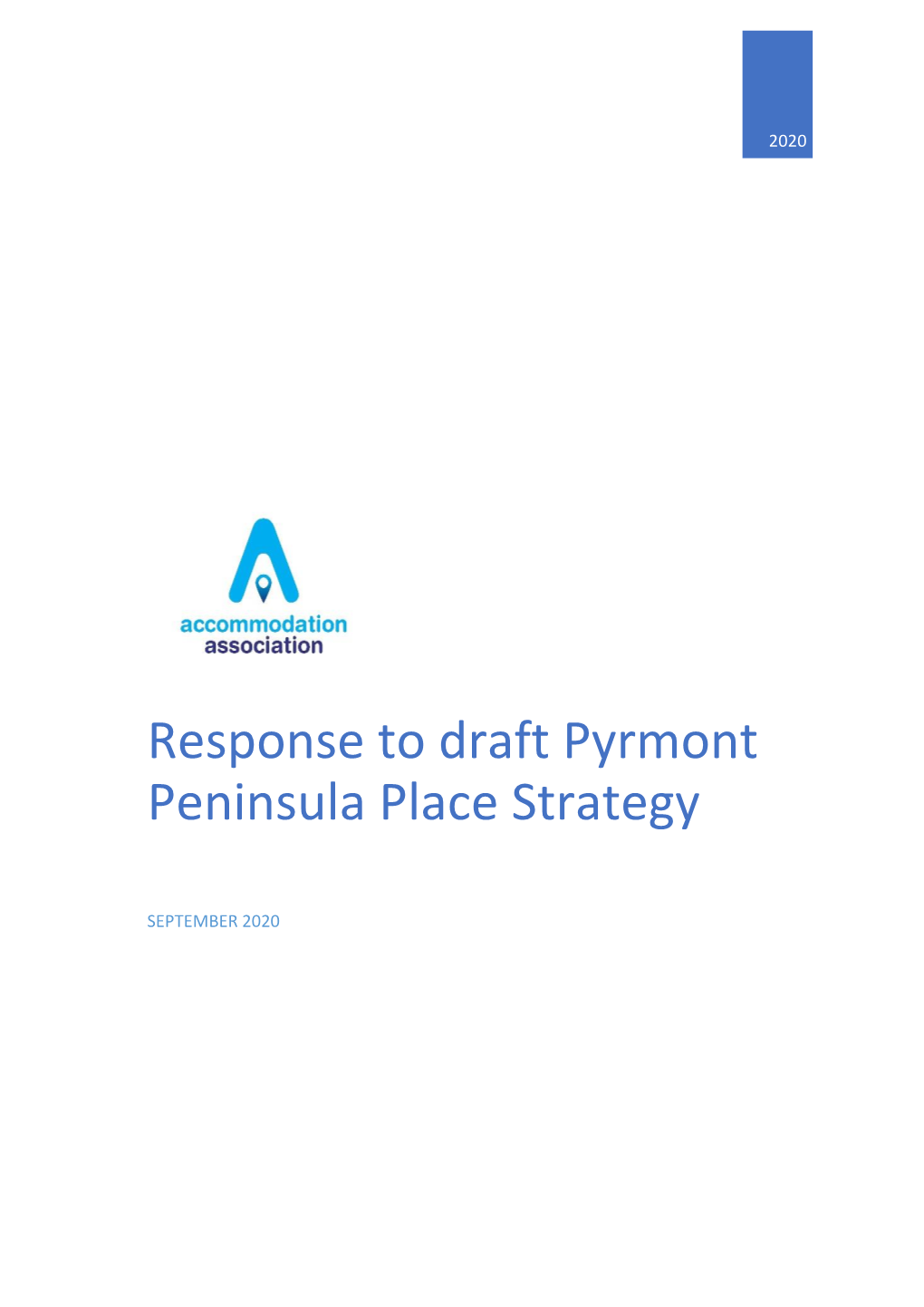 Response to Draft Pyrmont Peninsula Place Strategy