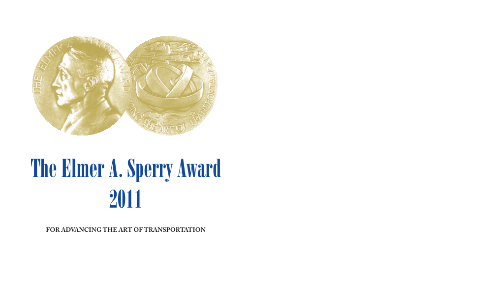 The Elmer A. Sperry Award 2011