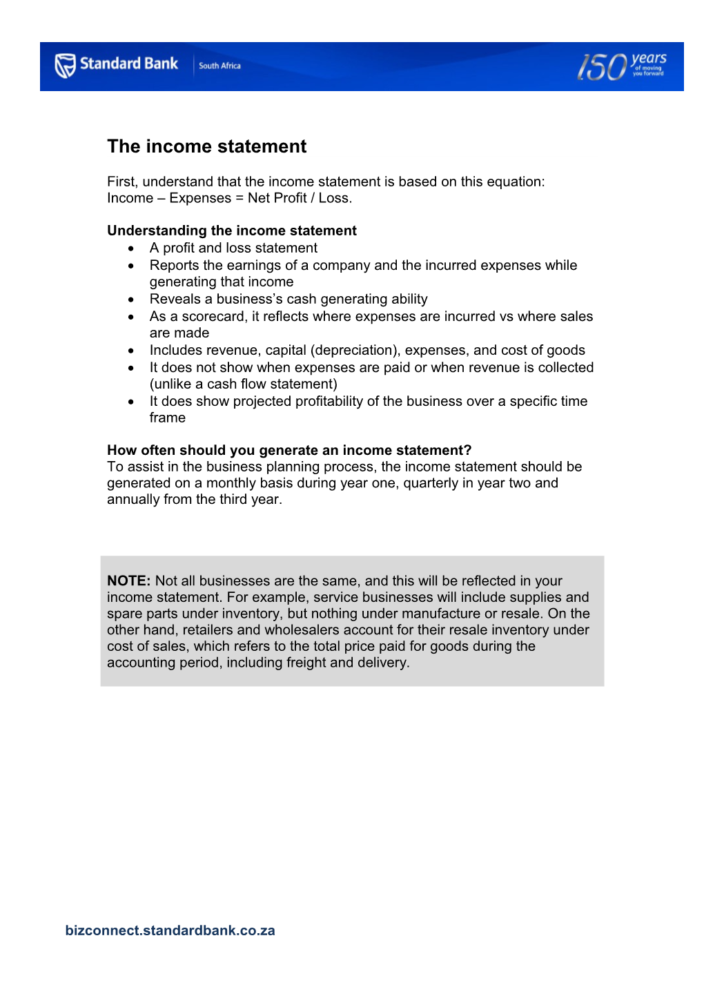 The Income Statement Can Be Defined As: Income Expenses = Net Profit / Loss