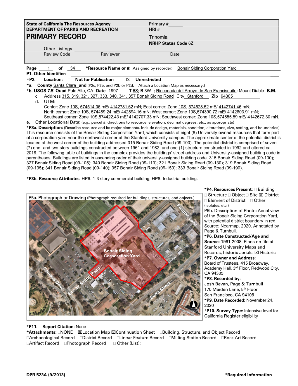 State of California C the Resources Agency__Primary