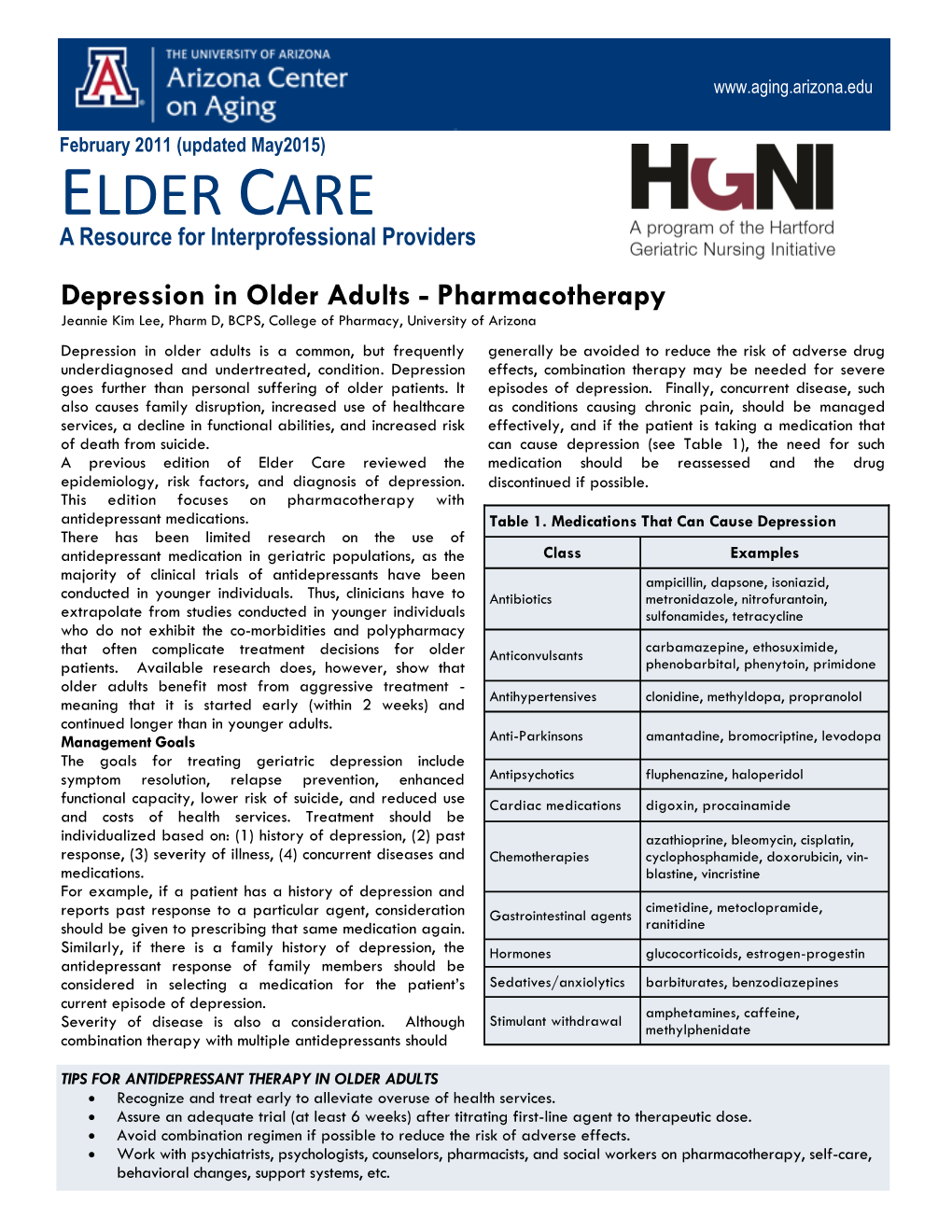 Depression in Older Adults