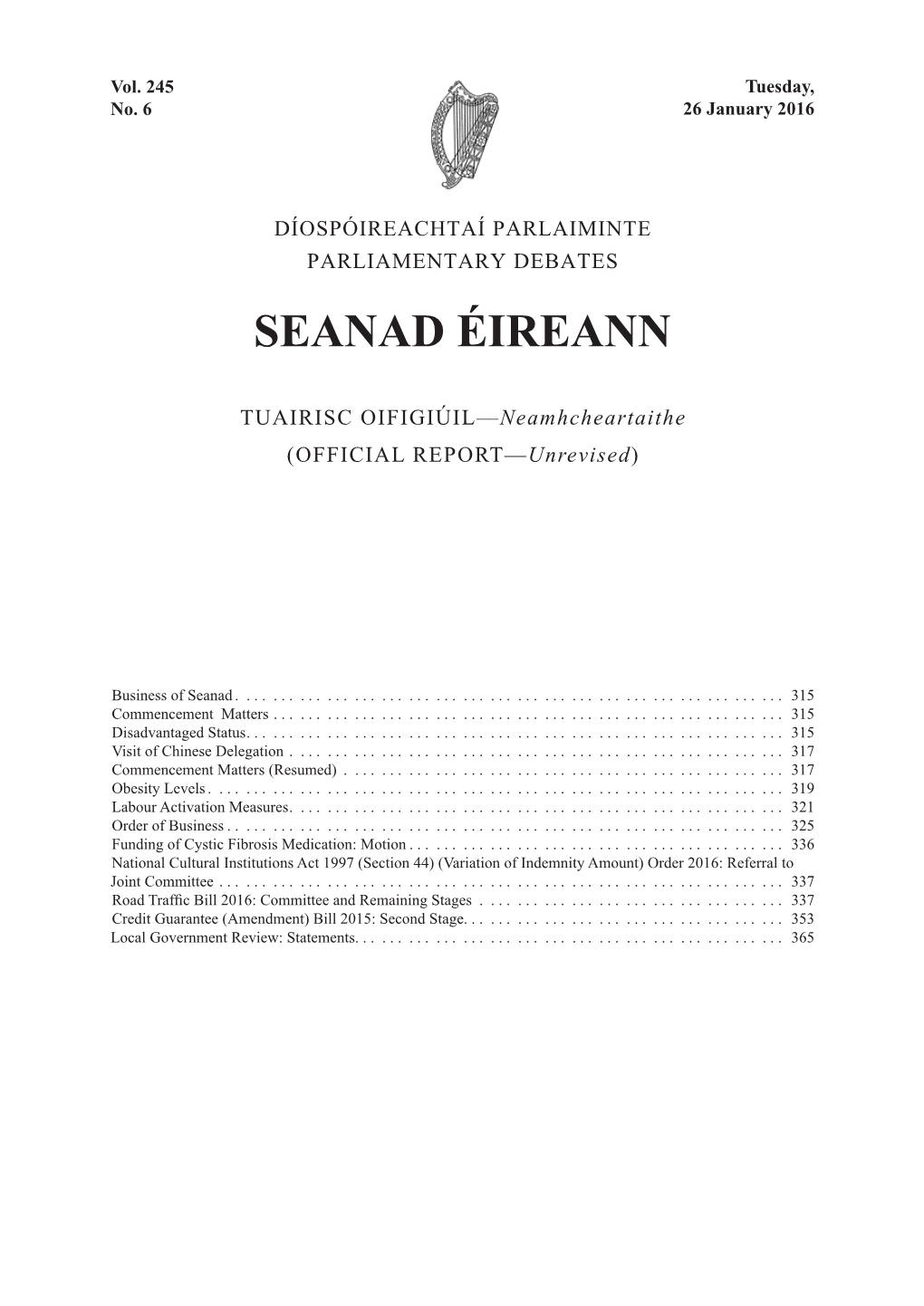 Seanad Éireann