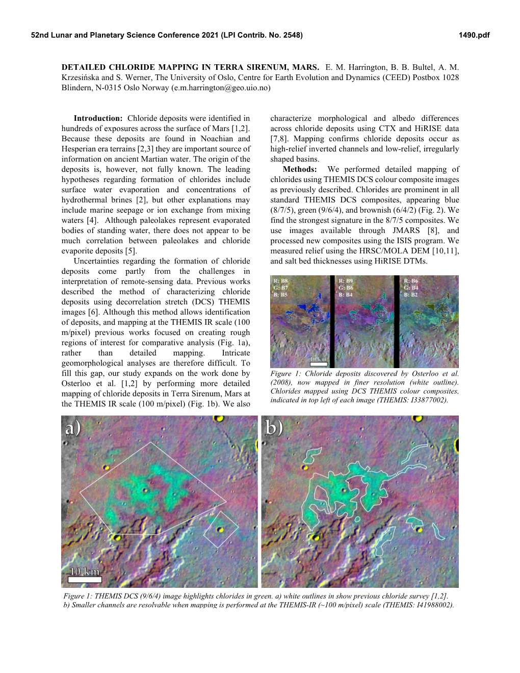 Detailed Chloride Mapping in Terra Sirenum, Mars