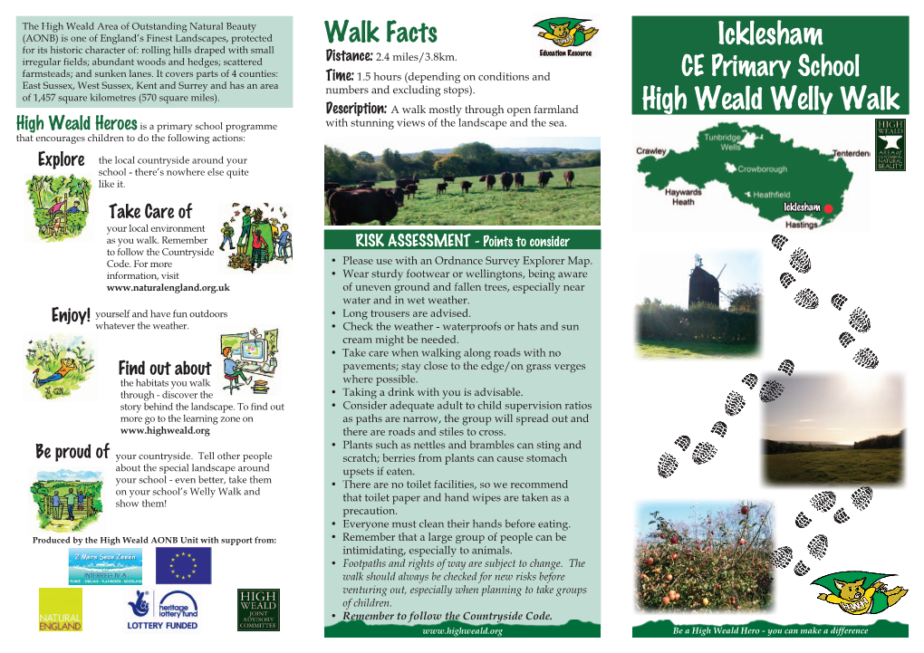 Icklesham High Weald Welly Walk