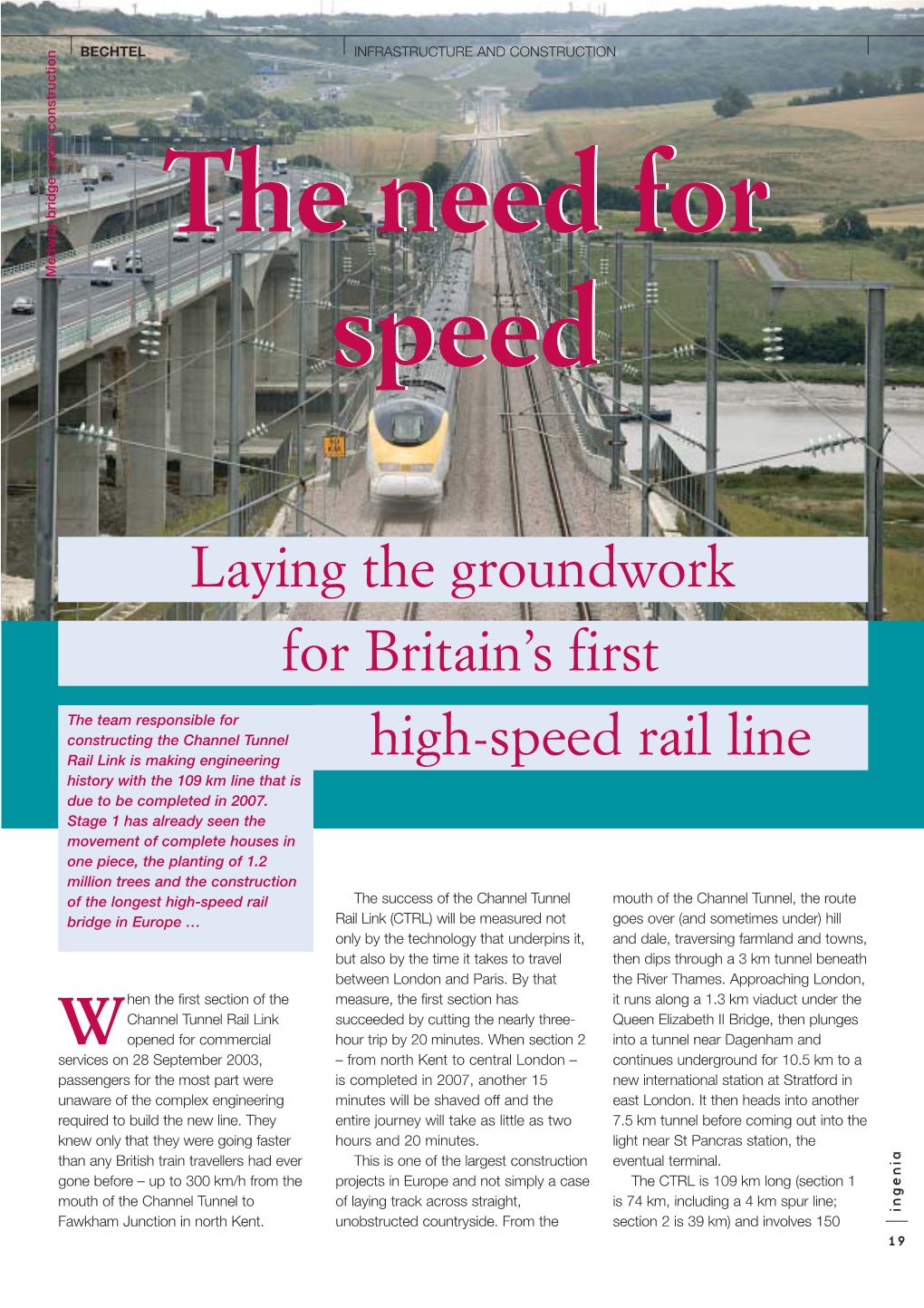 Laying the Groundwork for Britain's First High-Speed Rail Line