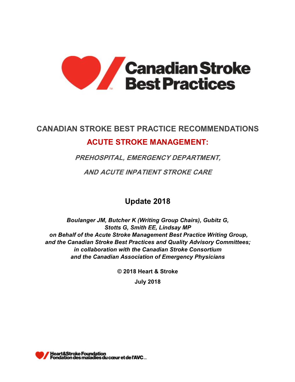 Acute Stroke Management