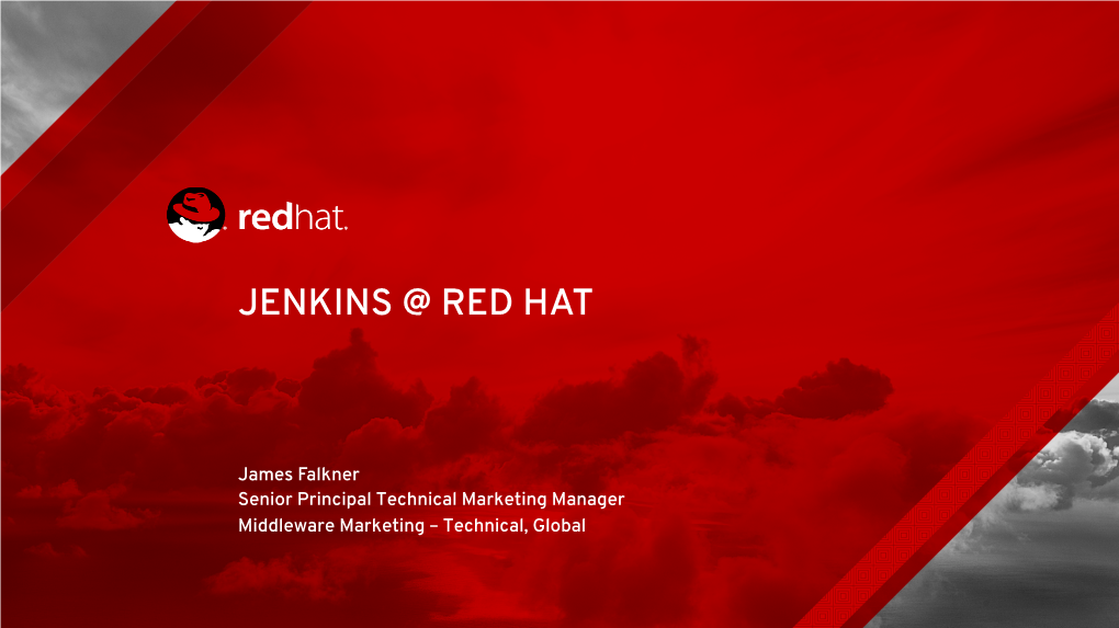 Jenkins @ Red Hat