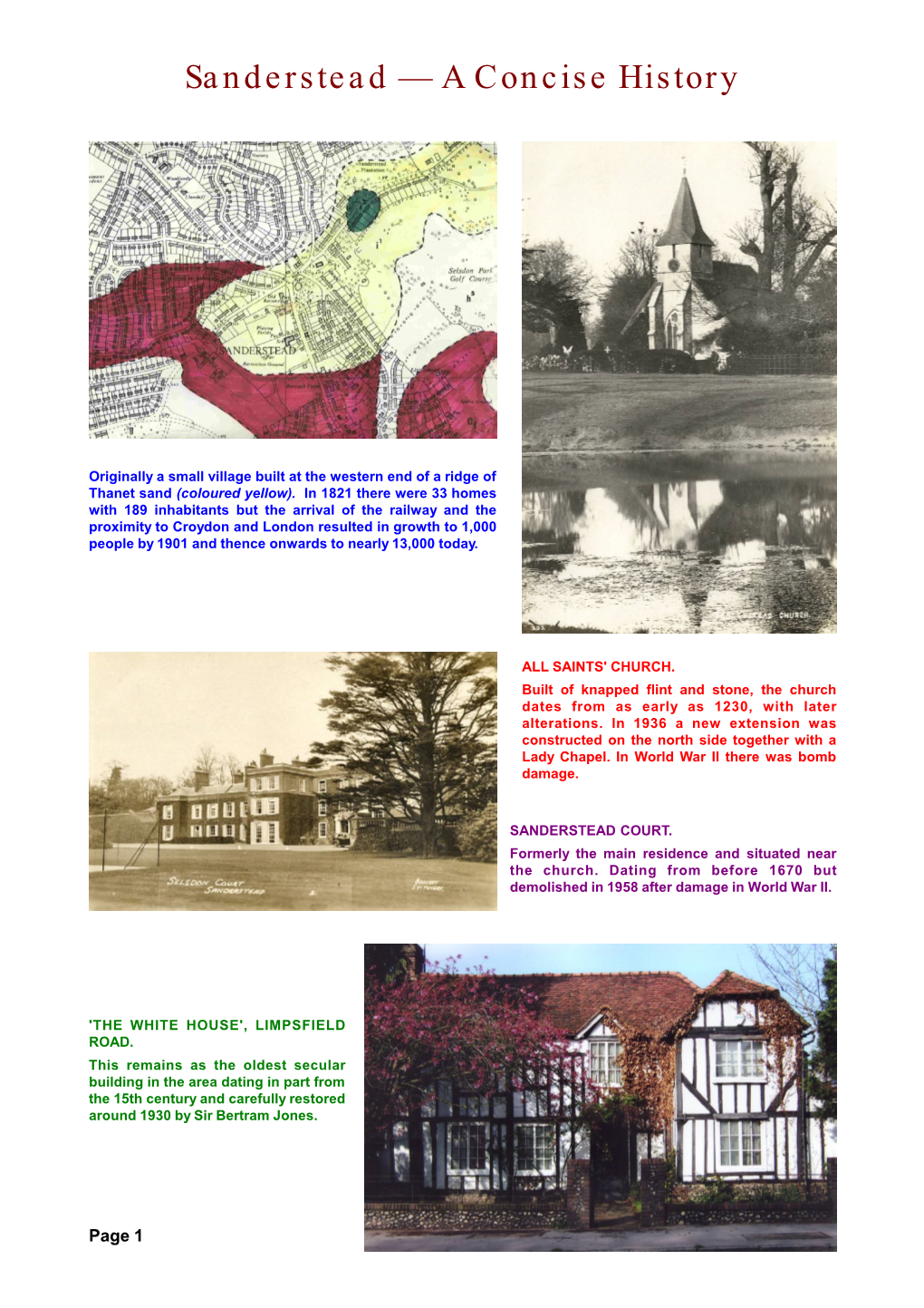 Sanderstead Concise History V2