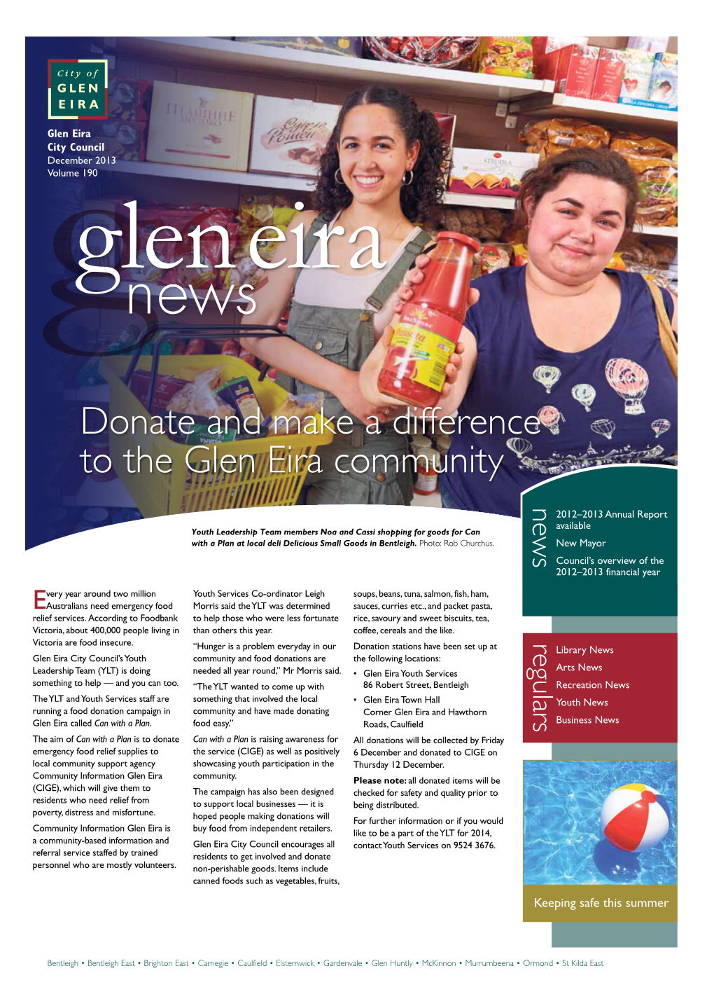 Donate and Make a Difference to the Glen Eira