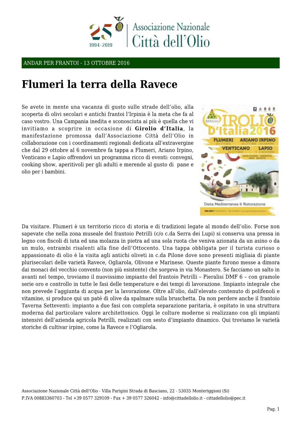 Flumeri La Terra Della Ravece