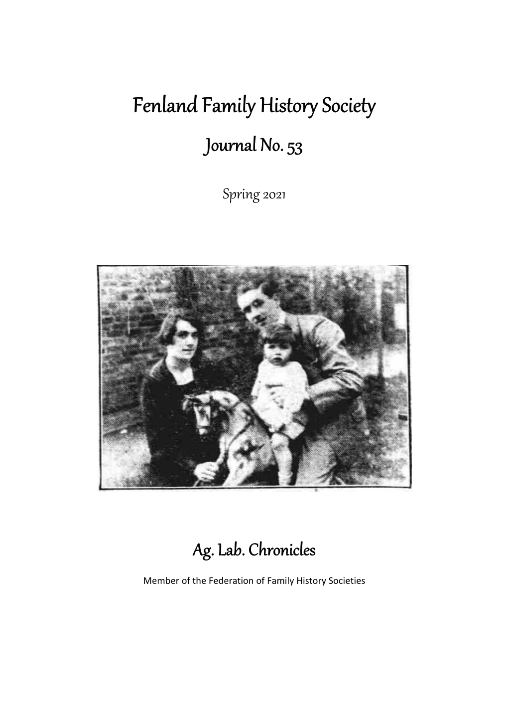 Fenland Family History Society Journal No