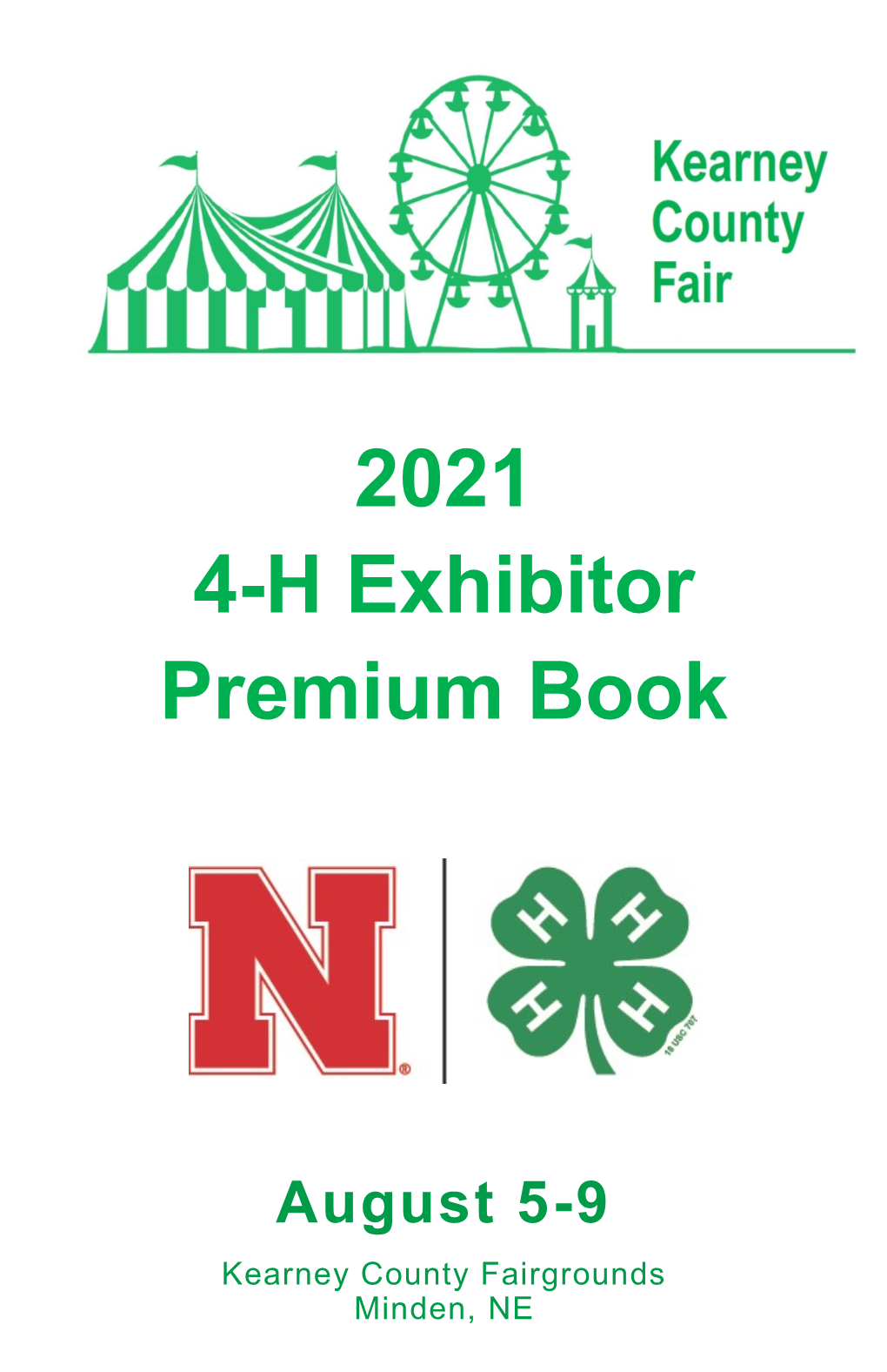 2021 Kearney County Fair 4-H Premium Book