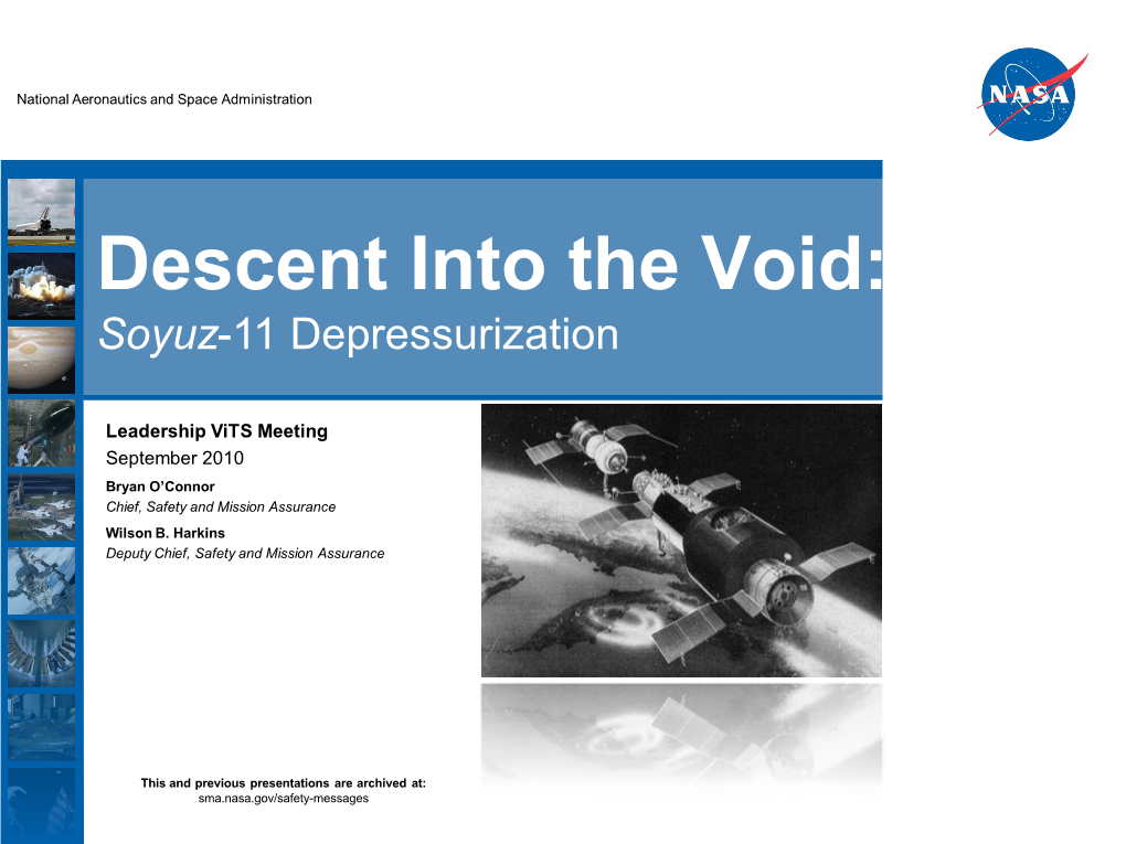 Descent Into the Void: Soyuz-11 Depressurization