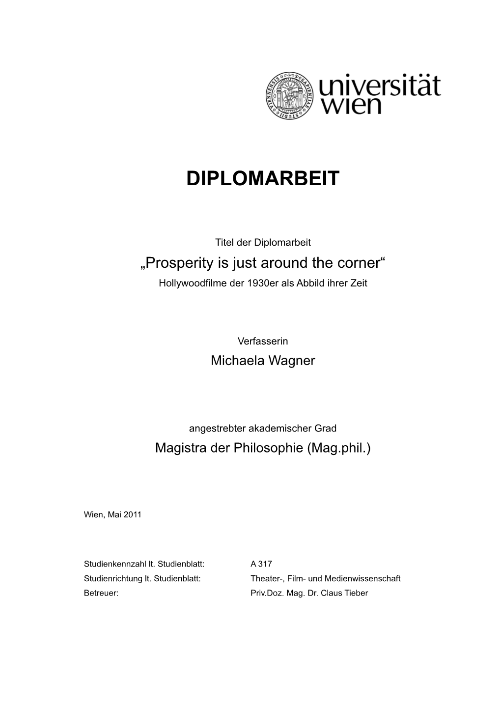 Diplomarbeit