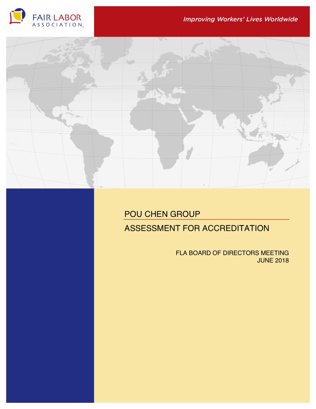 Pou Chen Group Assessment for Accreditation