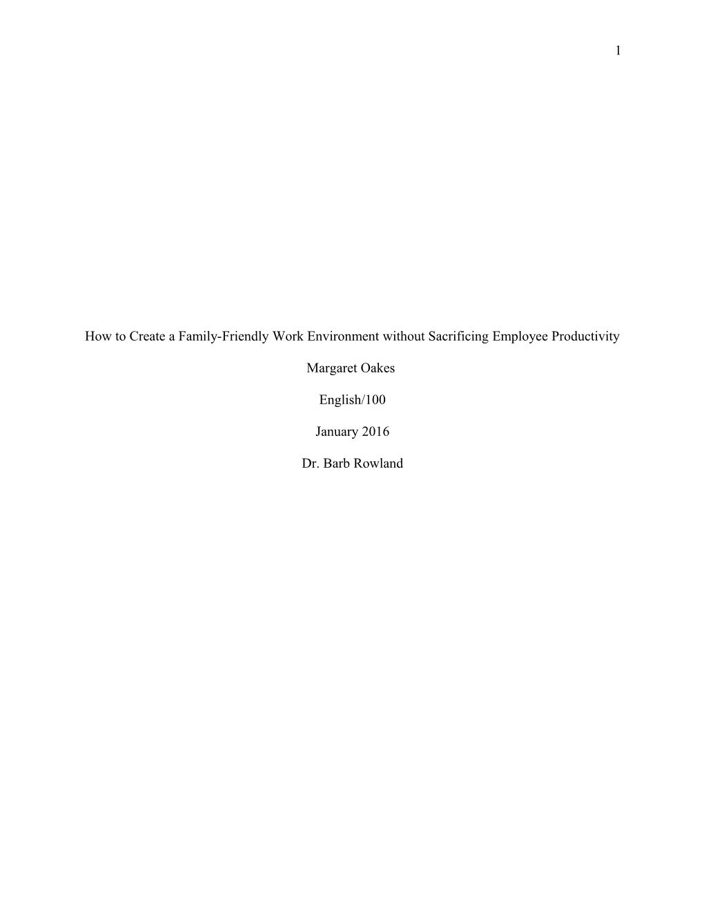 How to Create a Family-Friendly Work Environment Without Sacrificing Employee Productivity