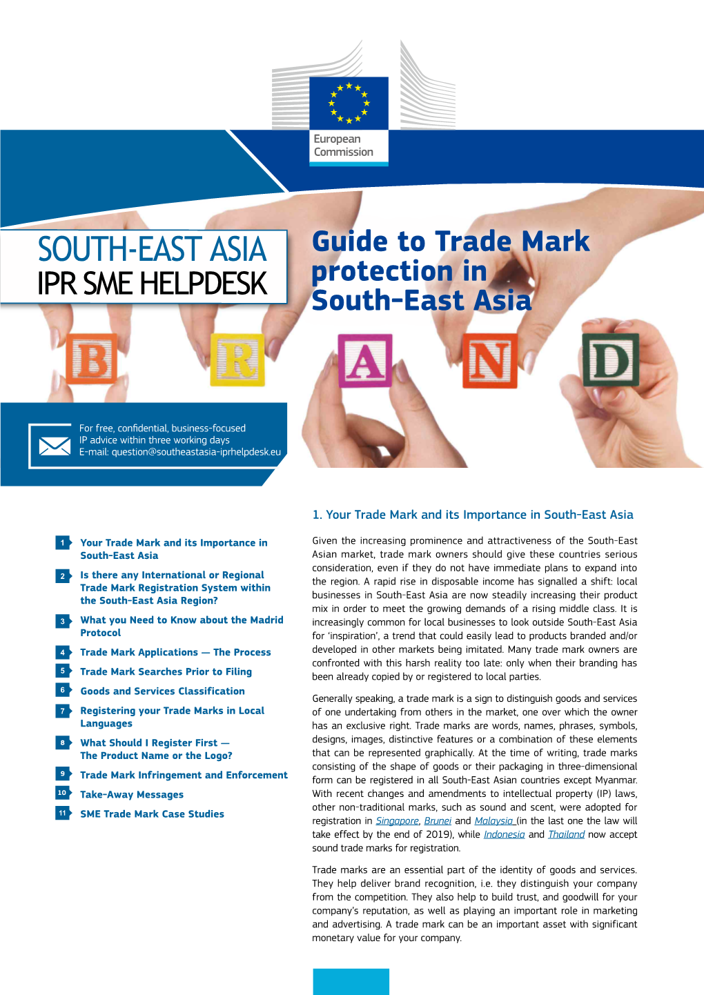 Guide to Trade Mark Protection in South-East Asia