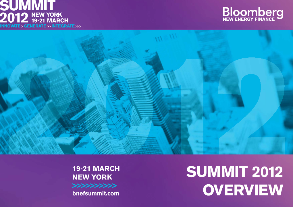 BNEF Summit 2012 Overview V1.13 BNEF