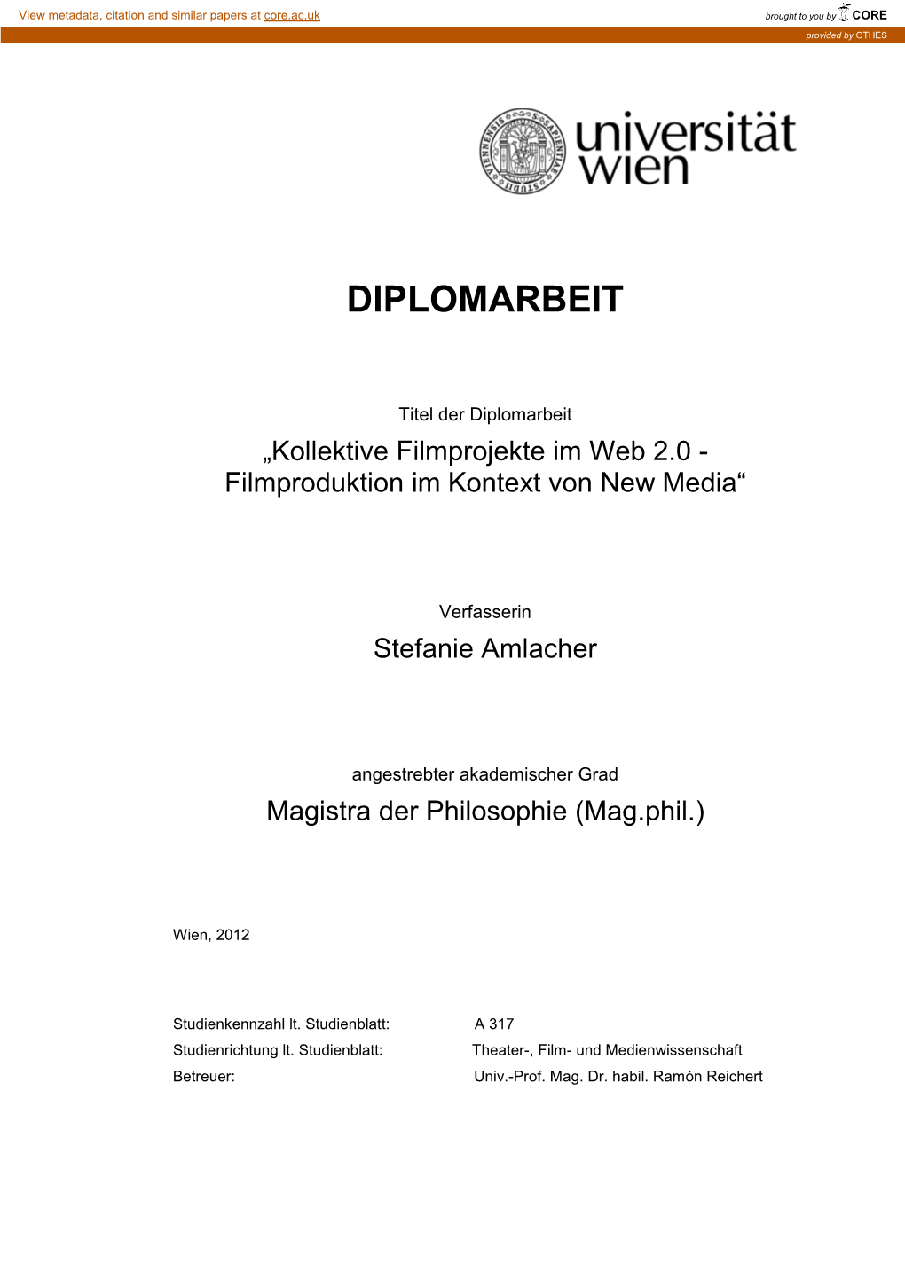 Diplomarbeit