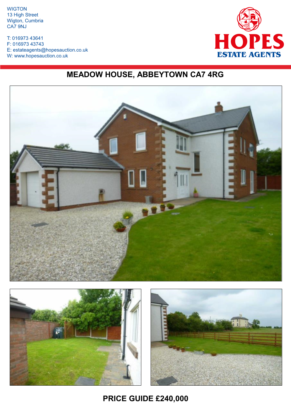 Meadow House, Abbeytown Ca7 4Rg